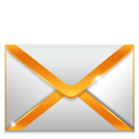 Hot Email Orange Icon